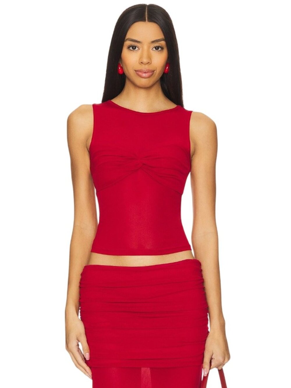 Runaway The Label Meila Top in Cherry Medium Womens Sleeveless Tank